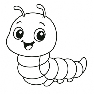 Caterpillar Coloring Pages 2026 - Fun Insect Coloring Sheets for Kids PDF