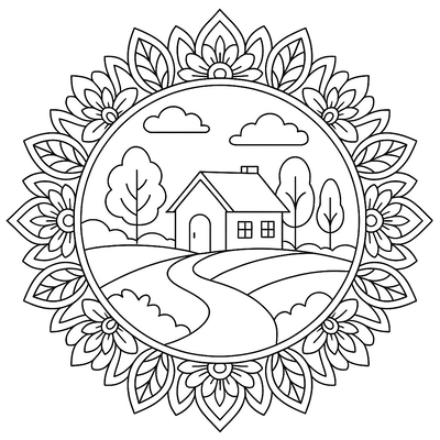Countryside Coloring Pages for Kids 2026