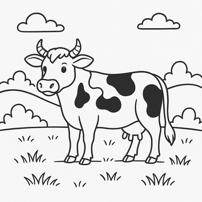 Cow Coloring Pages 2026 - Farm Animal Coloring Sheets for Kids PDF