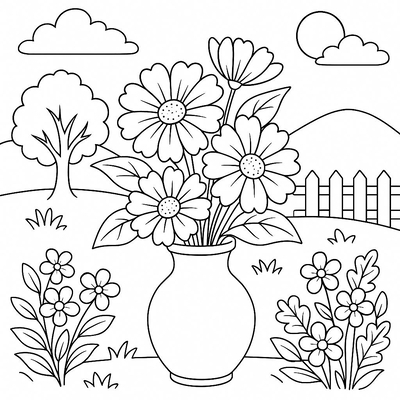 Flower Coloring Pages for Mother’s Day for Kids 2026