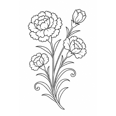 Flower Coloring Pages for Mother’s Day for Kids 2026