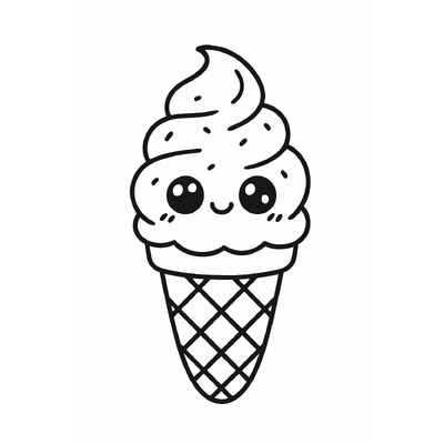 Ice Cream Coloring Pages for Kids 2026 - Dynamic Images and PDF