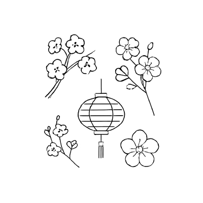 Lunar New Year in My Hometown Coloring Pages for Kids 2026 | Free PDF Download