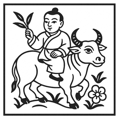 Lunar New Year in My Hometown Coloring Pages for Kids 2026 | Free PDF Download