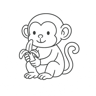 Monkey Coloring Pages for Kids 2026 | Free Printable PDF