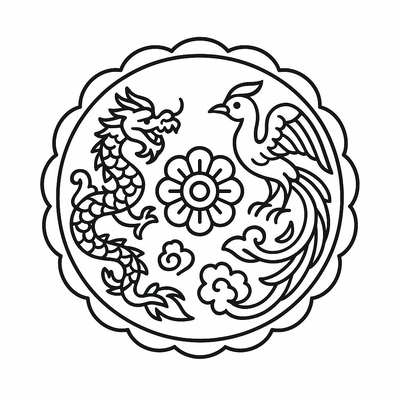 Mooncake Coloring Pages for Kids 2026 - Cute and Fun
