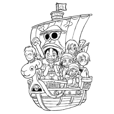 One Piece Coloring Pages for Kids 2026 | Printable PDF Coloring Sheets