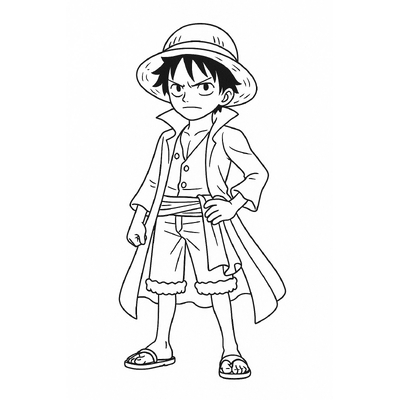 One Piece Coloring Pages for Kids 2026 | Printable PDF Coloring Sheets