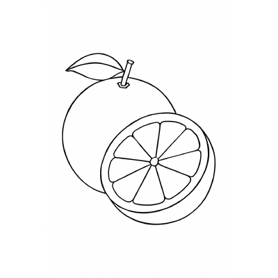 Orange Coloring Pages for Kids 2026 | Fun and Creative Printable Sheets