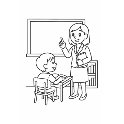 Preschool-Themed Coloring Posters for Kids 2026