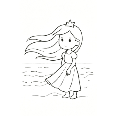 Rapunzel Coloring Pages for Kids 2026 - Princess Coloring PDF