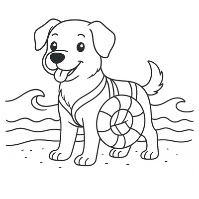 Rescue Dog Coloring Pages 2026 - Paw Patrol Coloring Sheets for Kids PDF