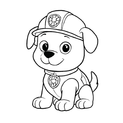 Rescue Dog Coloring Pages 2026 - Paw Patrol Coloring Sheets for Kids PDF