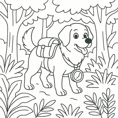 Rescue Dog Coloring Pages 2026 - Paw Patrol Coloring Sheets for Kids PDF