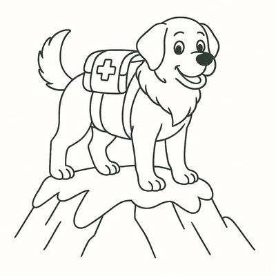 Rescue Dog Coloring Pages 2026 - Paw Patrol Coloring Sheets for Kids PDF