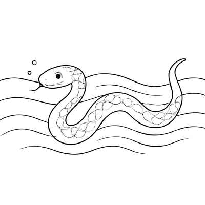 Snake Coloring Pages 2026 - Fun Snake Coloring Sheets for Kids PDF