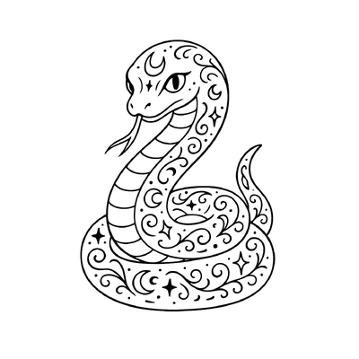 Snake Coloring Pages 2026 - Fun Snake Coloring Sheets for Kids PDF