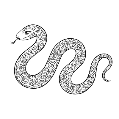Snake Coloring Pages 2026 - Fun Snake Coloring Sheets for Kids PDF