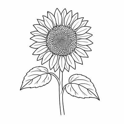 Sunflower Coloring Pages for Kids 2026 - Beautiful Images and PDF