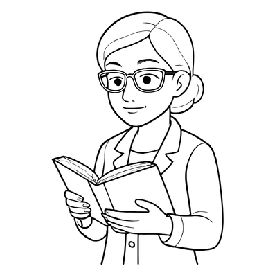 Teacher Portrait Coloring Pages 2026 - Printable Coloring Sheets for Kids PDF