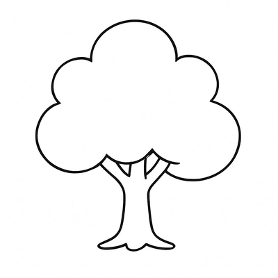 Tree Coloring Pages for Kids 2026 | Free Printable PDF
