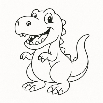 Tyrannosaurus Rex Coloring Pages for Kids 2026 – Free Download