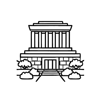 Uncle Ho’s Mausoleum Coloring Pages for Kids 2026 - Dynamic Images and PDF