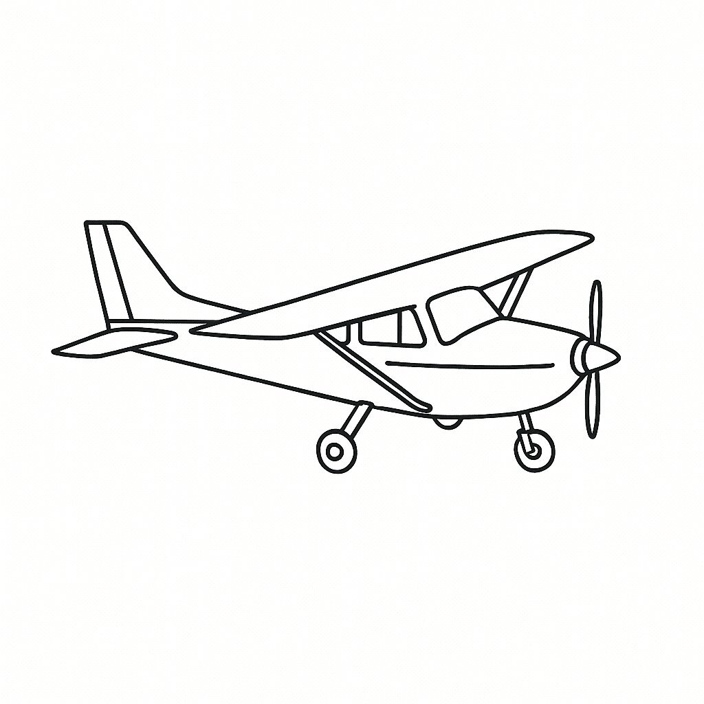 Air Transport Coloring Pages for Kids 2026