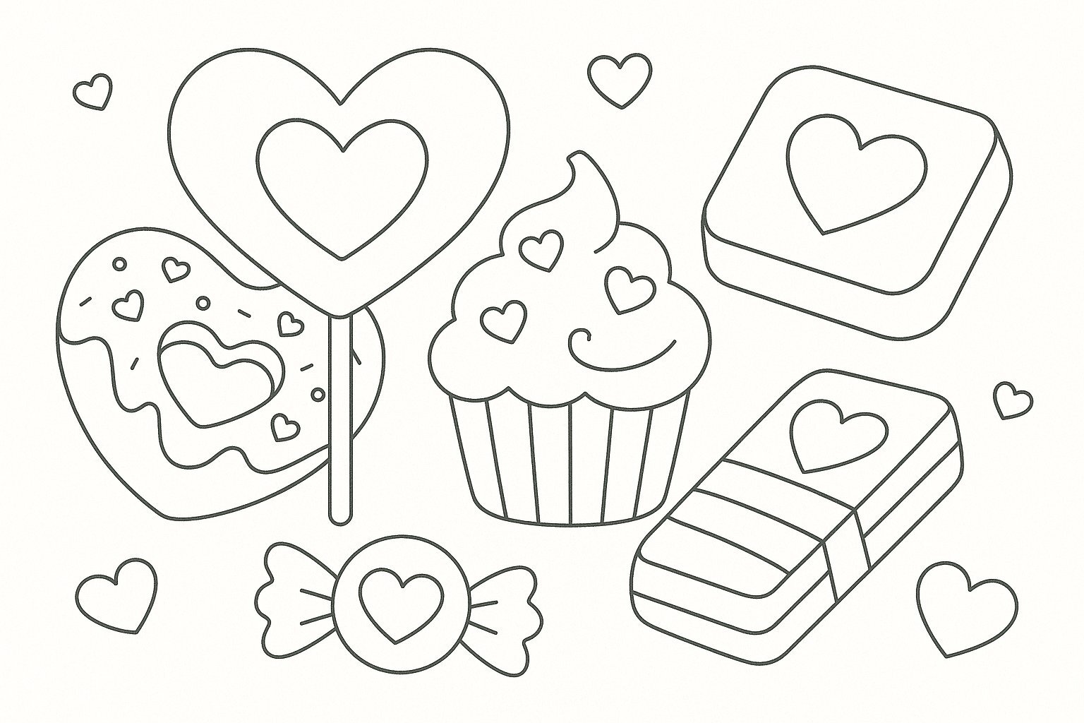 Love-Themed Candy Style