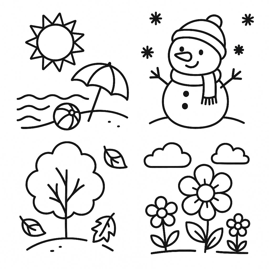 Coloring Pages for Kids Aged 2–3 – Simple and Cute Pictures to Boost Creativity