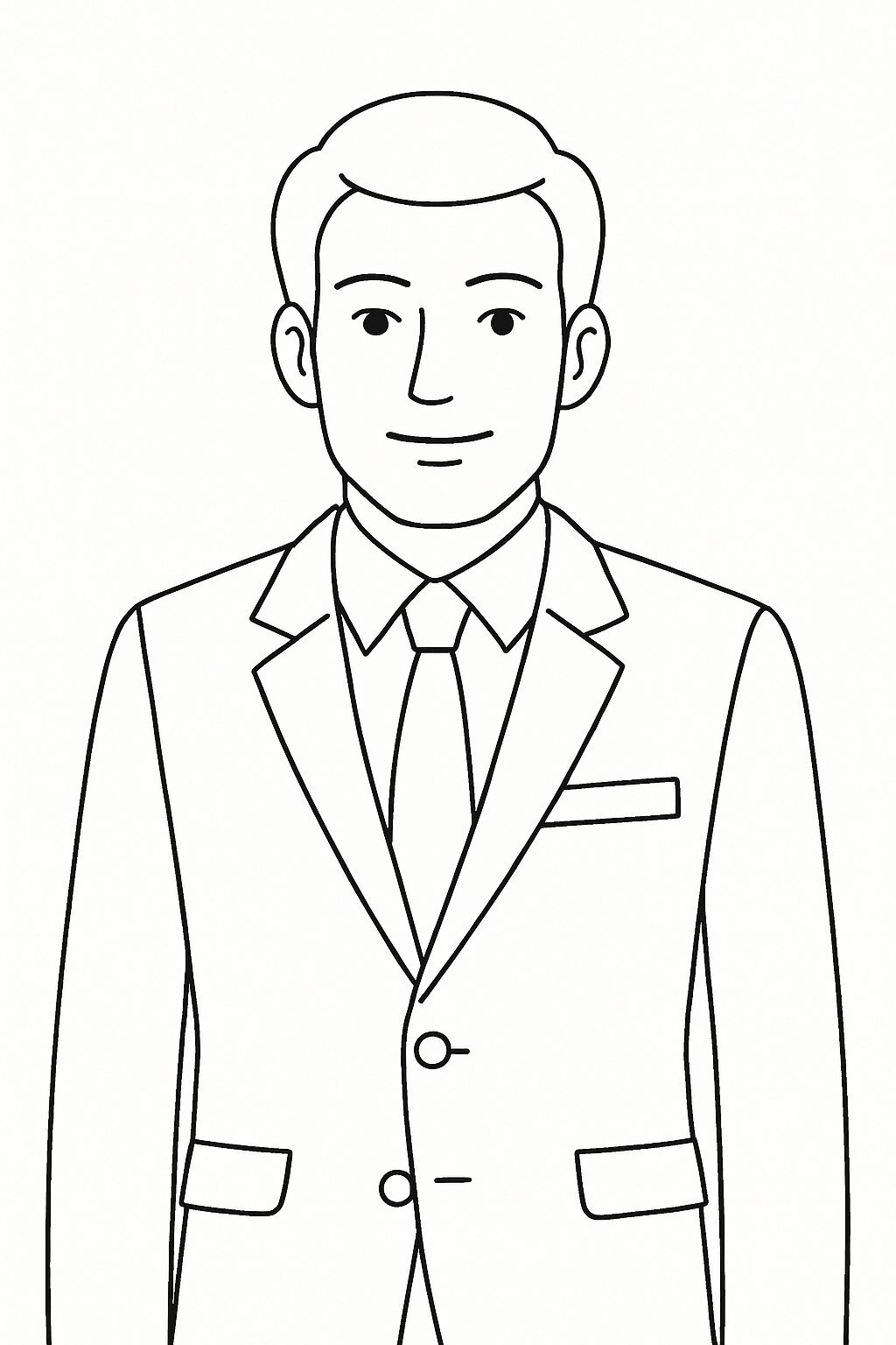 Dad in Business Attire