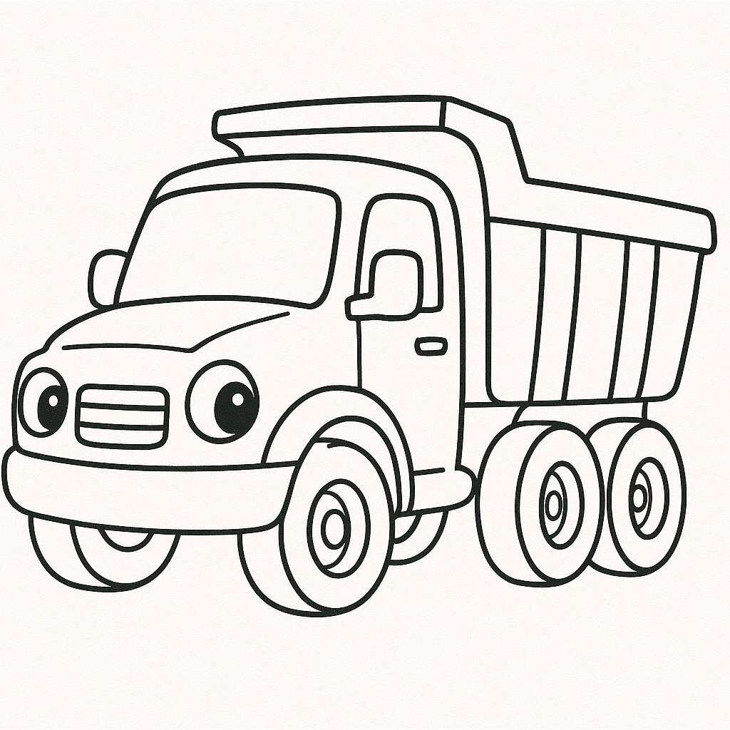 Cartoon Dump Truck
