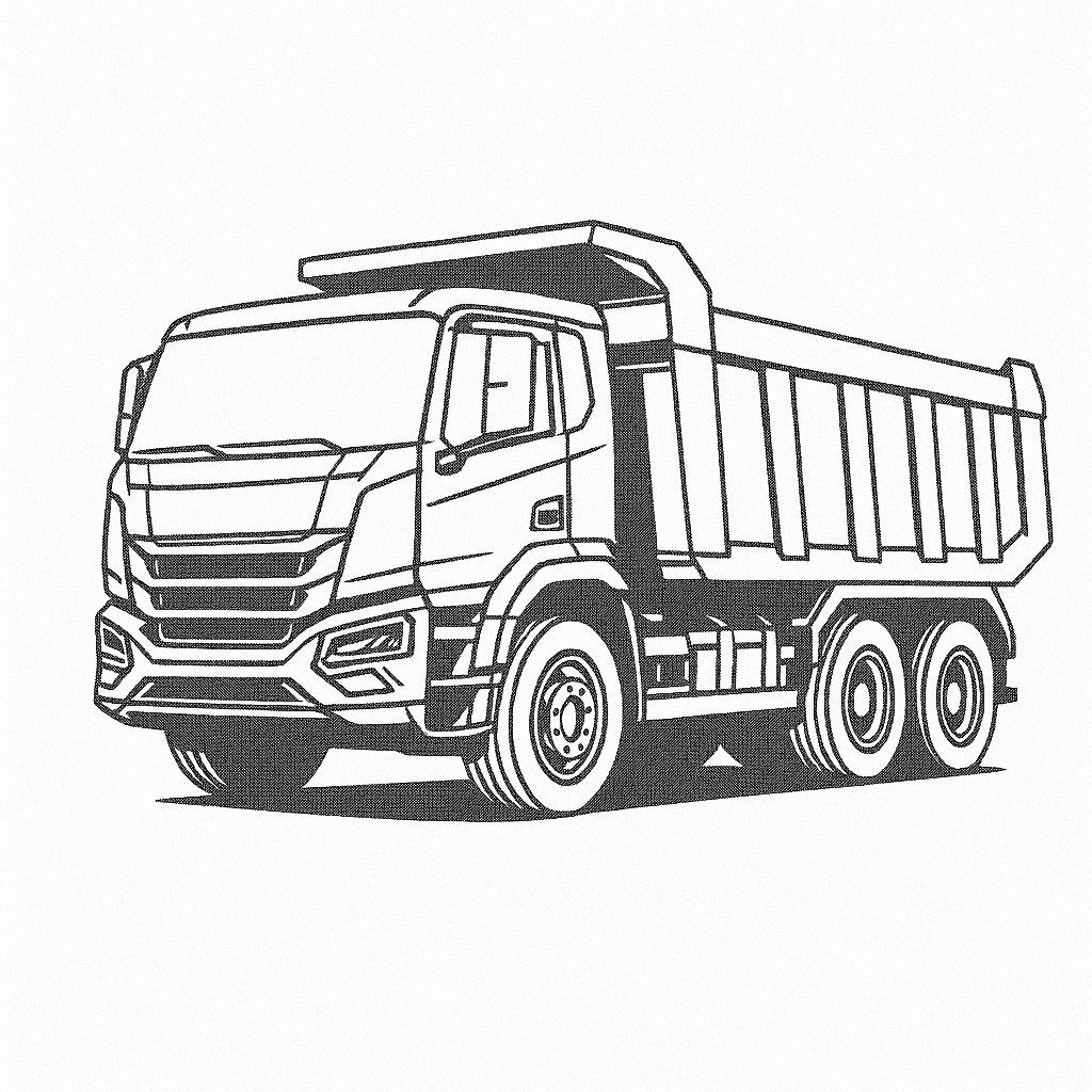 Modern Dump Truck
