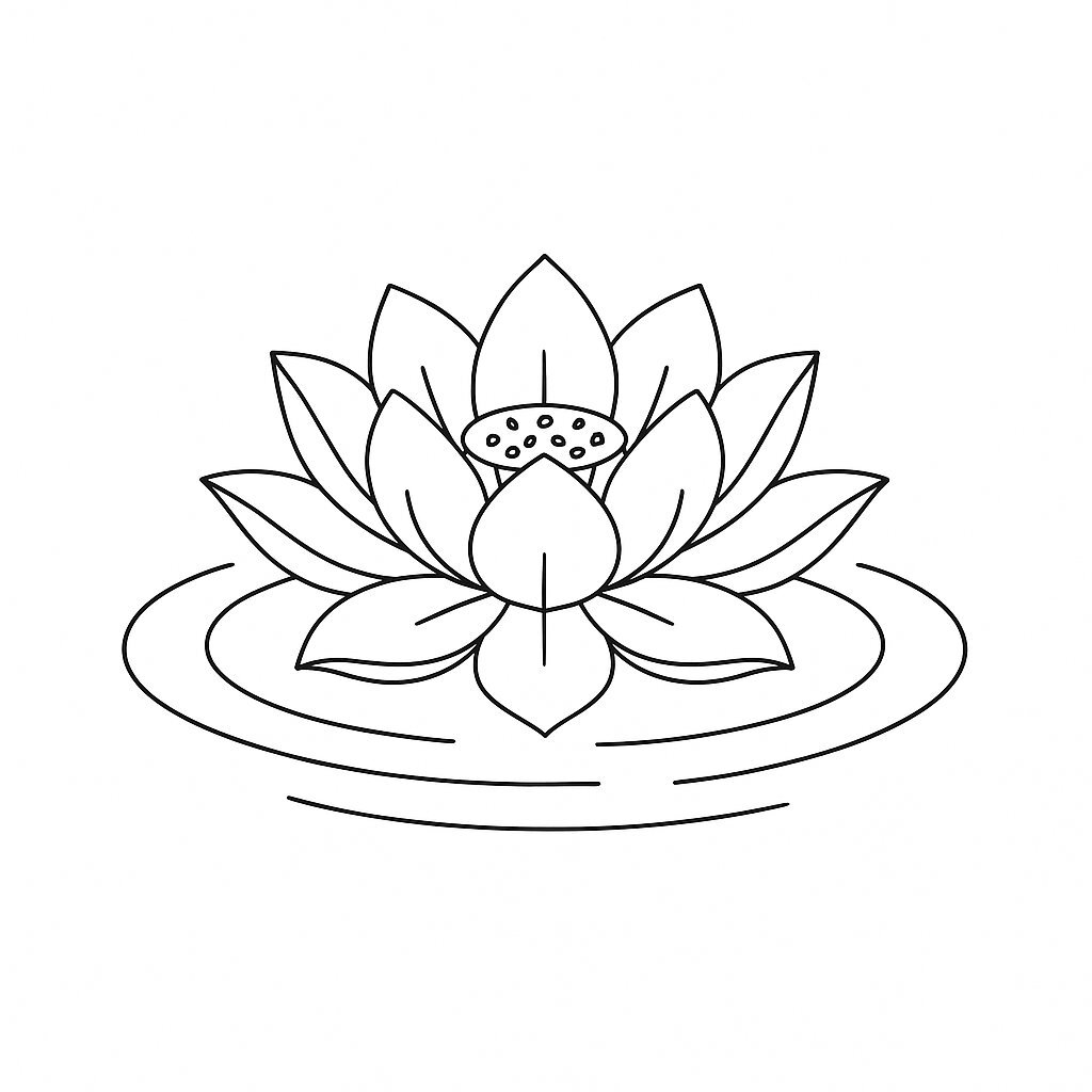 Serene Lotus Flower