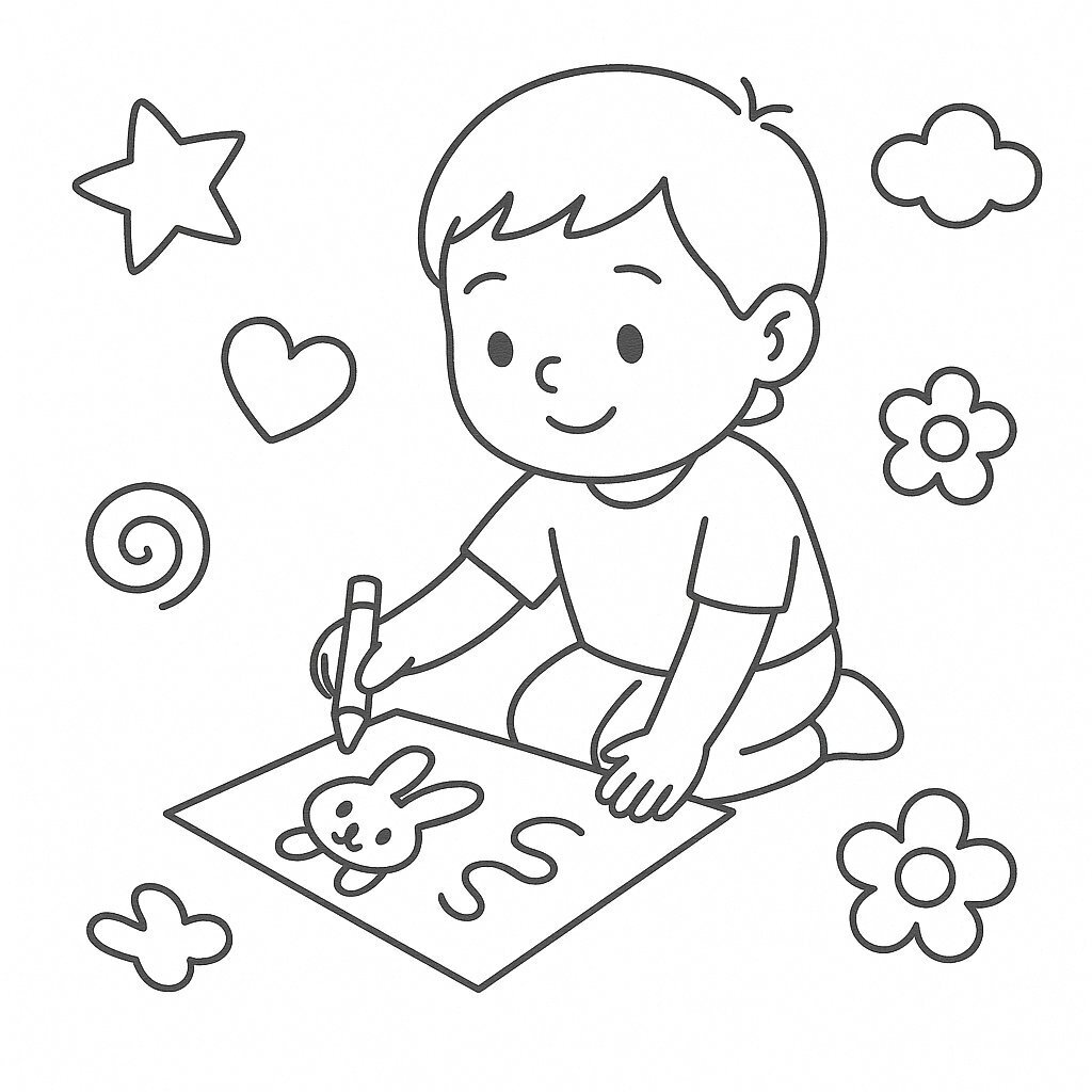 Creative Kids' Coloring Style