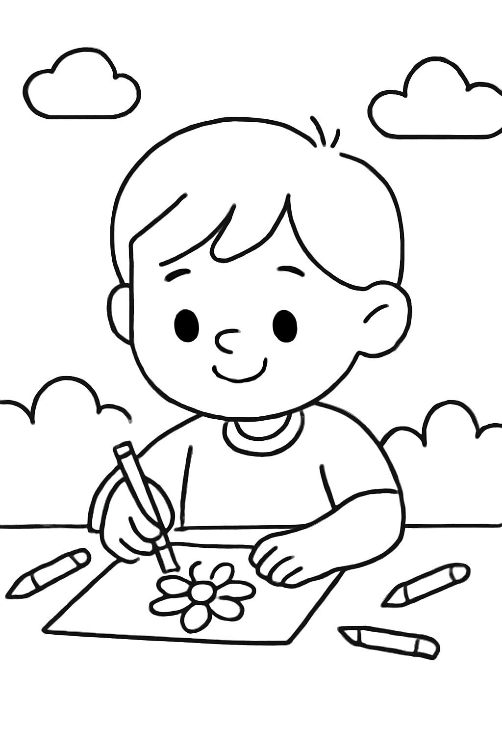 Cute Coloring Style for Kids