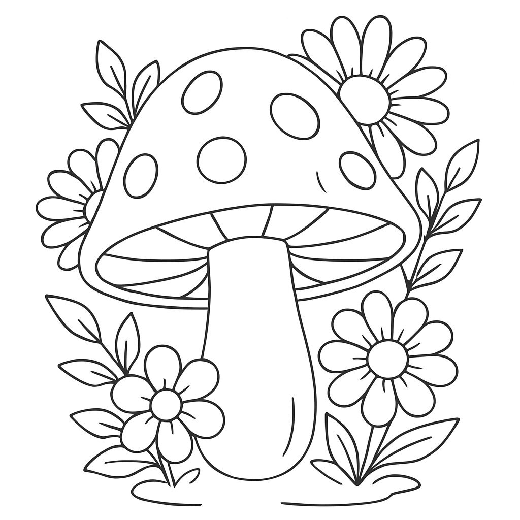 Mushroom Coloring Pages for Kids 2026 – Explore Nature Creatively