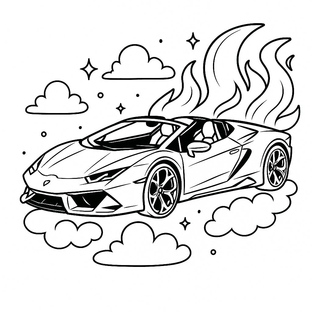 Surreal Lamborghini