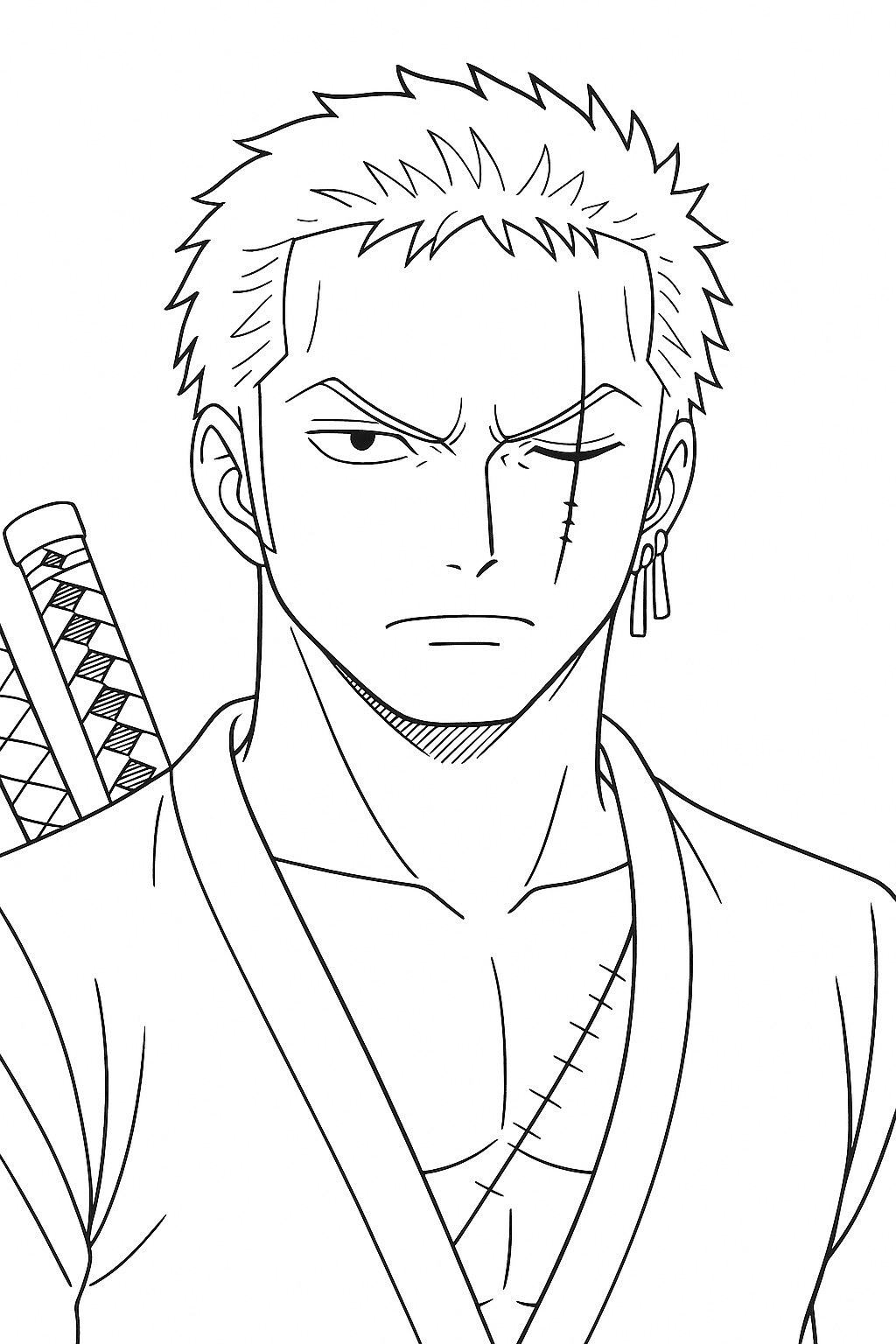 Zoro with Signature Scar