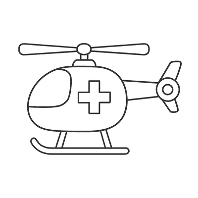 Air Transport Coloring Pages for Kids 2026