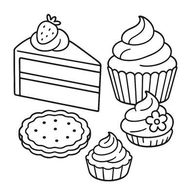 Candy Coloring Pages for Kids – Download PDF 2026