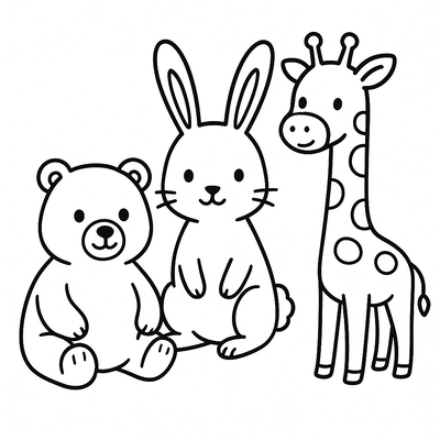Coloring Pages for Kids Aged 2–3 – Simple and Cute Pictures to Boost Creativity