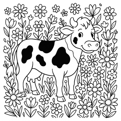 Cow Coloring Pages for Kids – Creative Fun 2026