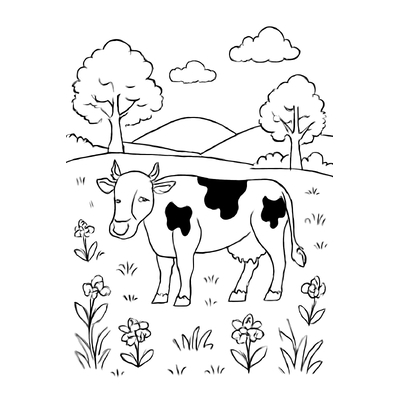Cow Coloring Pages for Kids – Creative Fun 2026
