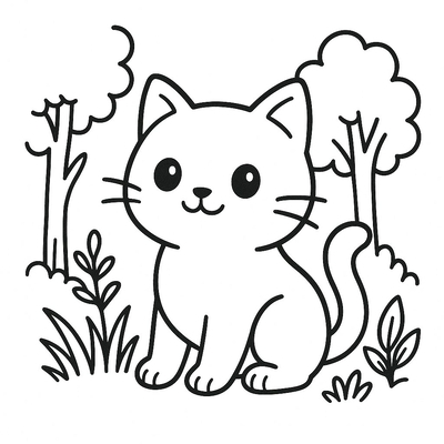 Cute Cat Coloring Pages for Kids 2026 – Free Download
