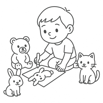 Kid Coloring Pages – 2026 Coloring Sheets for Children