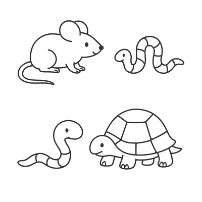 Kids Practice Coloring Animals – 2026 Coloring Pages for Children
