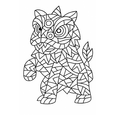 Lion Dance Coloring Pages for Kids 2026 – Free Download