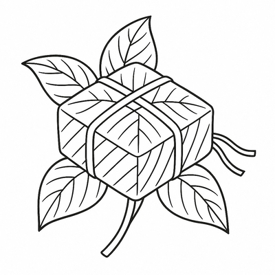 Lunar New Year Banh Chung Wrapping Coloring Pages for Kids 2026