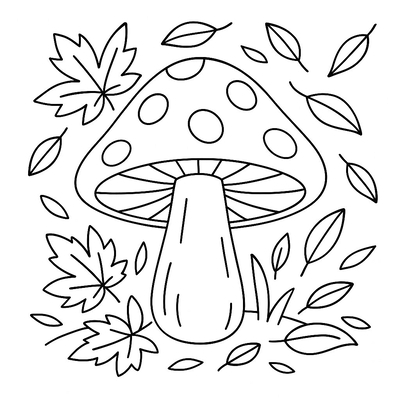 Mushroom Coloring Pages for Kids 2026 – Explore Nature Creatively